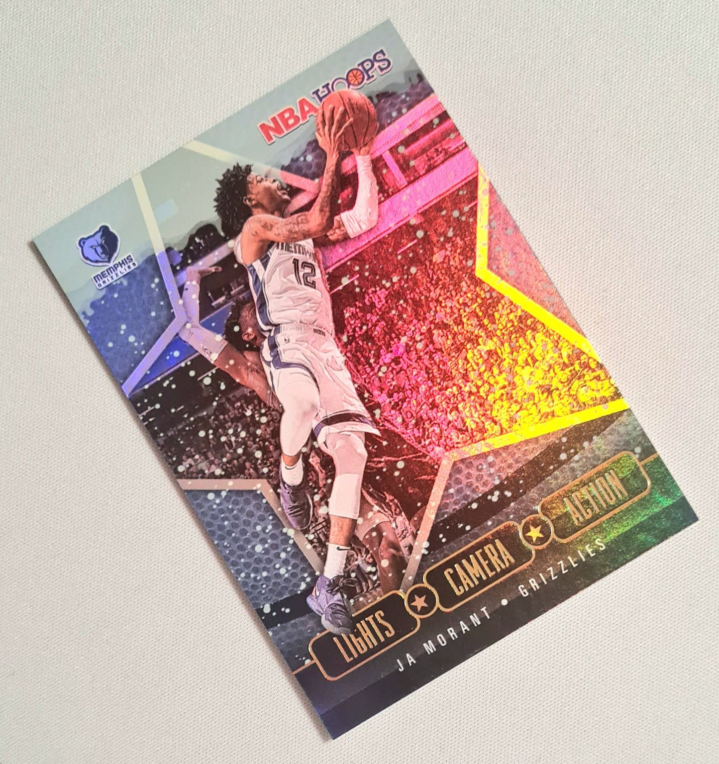 Ja Morant - 2020/21 Panini NBA Hoops Basketball Memphis Grizzlies #30 Refractor