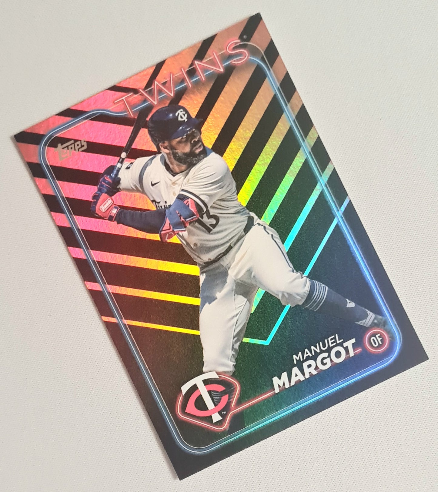 Manuel Margot - 2024 Topps Baseball MLB Minnesota Twins #US81 Halloween Orange And Black Holiday