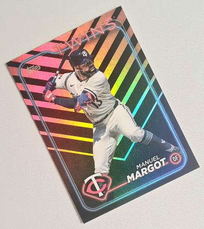 Manuel Margot - 2024 Topps Baseball MLB Minnesota Twins #US81 Halloween Orange And Black Holiday