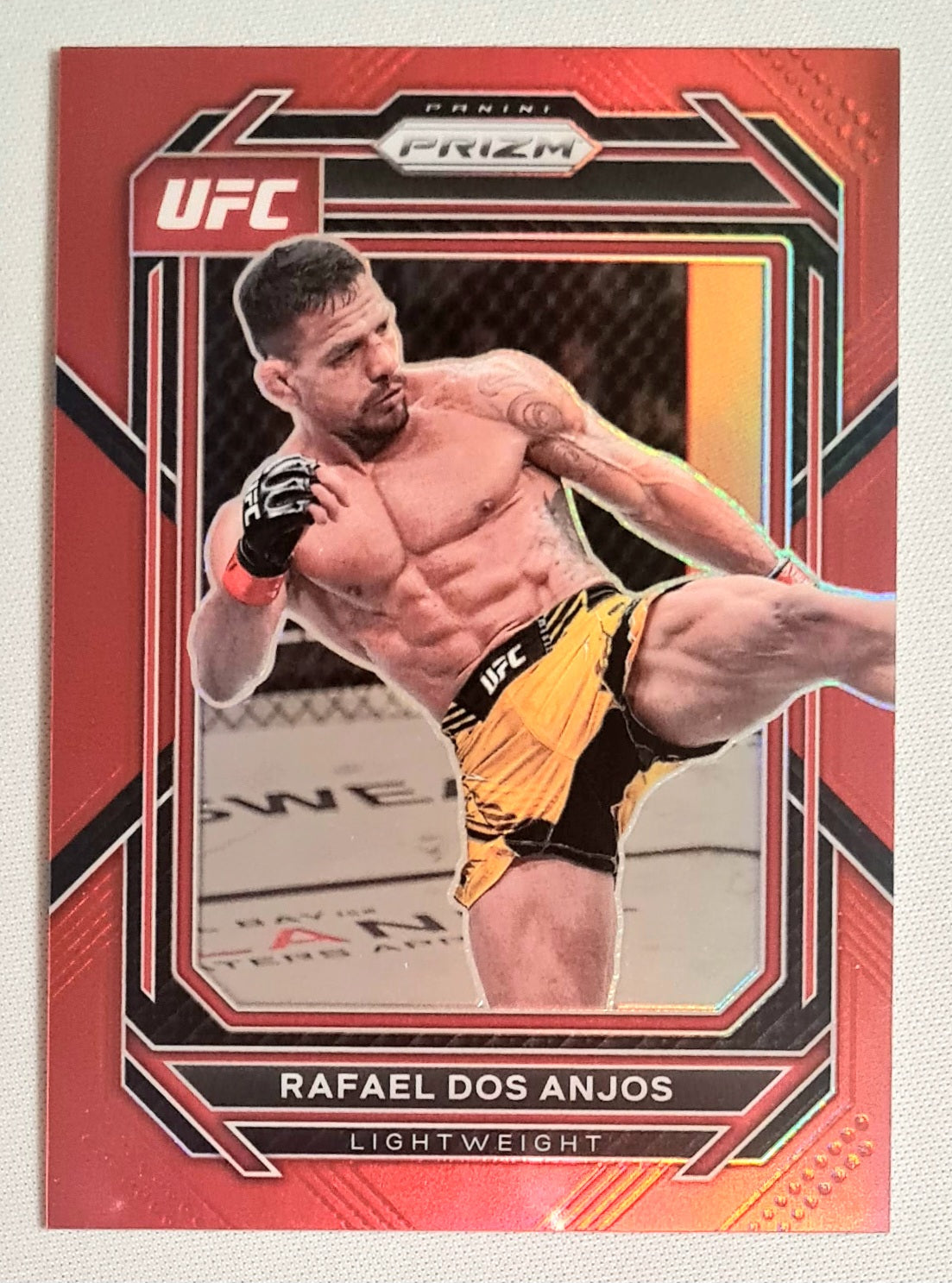 Rafael Dos Anjos - 2023 Panini Prizm UFC Fighter Lightweight #194 Refractor
