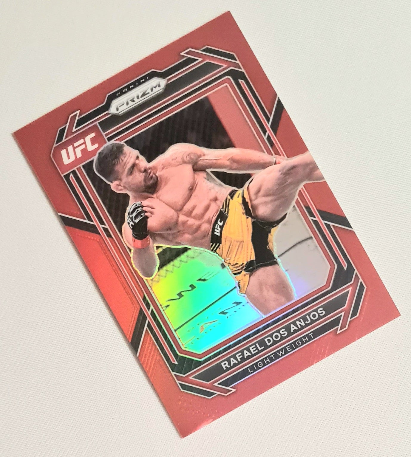 Rafael Dos Anjos - 2023 Panini Prizm UFC Fighter Lightweight #194 Refractor