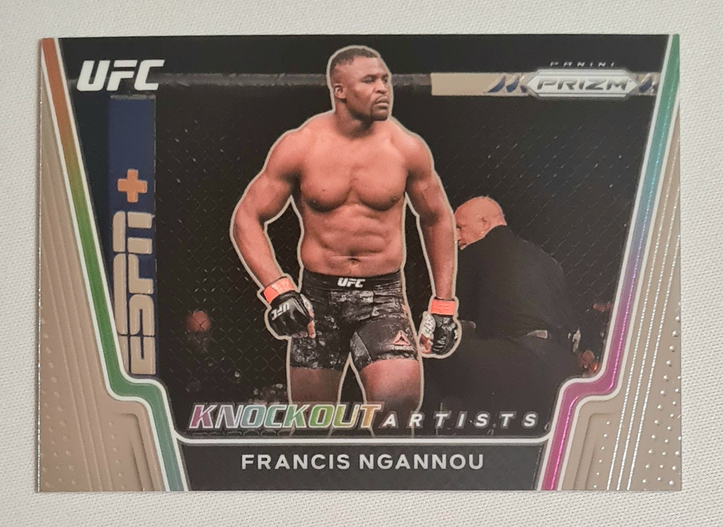 Francis Ngannou - 2021 Panini Prizm UFC Fighter Knockout Artists #25
