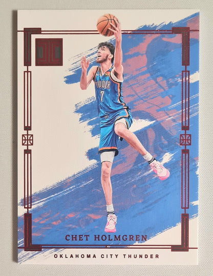 Chet Holmgren - 2023/24 Panini Impeccable Basketball Oklahoma City Thunder #5 Asia Red Base