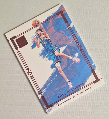 Chet Holmgren - 2023/24 Panini Impeccable Basketball Oklahoma City Thunder #5 Asia Red Base