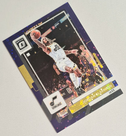 Jordan Clarkson - 2022/23 Panini Donruss Optic Basketball NBA Basketball Utah Jazz #36 Fast Break Purple Disco Prizm /99