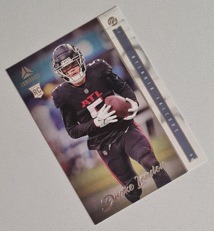 Drake London - 2022 Panini Chronicles  Luminance Football NFL Atlanta Falcons (RC) #203