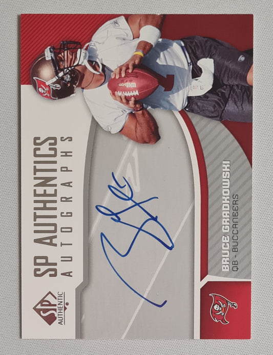 Bruce Gradkowski - 2006 Upper Deck SP Authentic Football NFL Bucaneers #SP-BG /on card Autograph