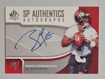 Bruce Gradkowski - 2006 Upper Deck SP Authentic Football NFL Bucaneers #SP-BG /on card Autograph