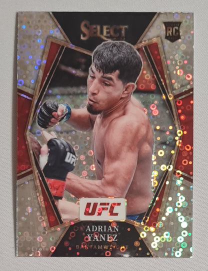Adrian Yanez - 2022 Panini Select UFC Fighter Bantamweight (RC) #155 Premier Level Disco Prizm