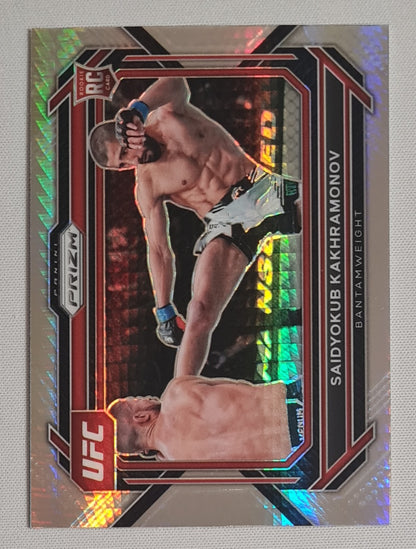 Saidyokub Kakhramonov - 2023 Panini Prizm UFC Fighter Bantamweight # Hyper Prizm