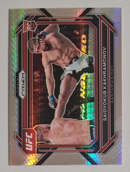 Saidyokub Kakhramonov - 2023 Panini Prizm UFC Fighter Bantamweight # Hyper Prizm
