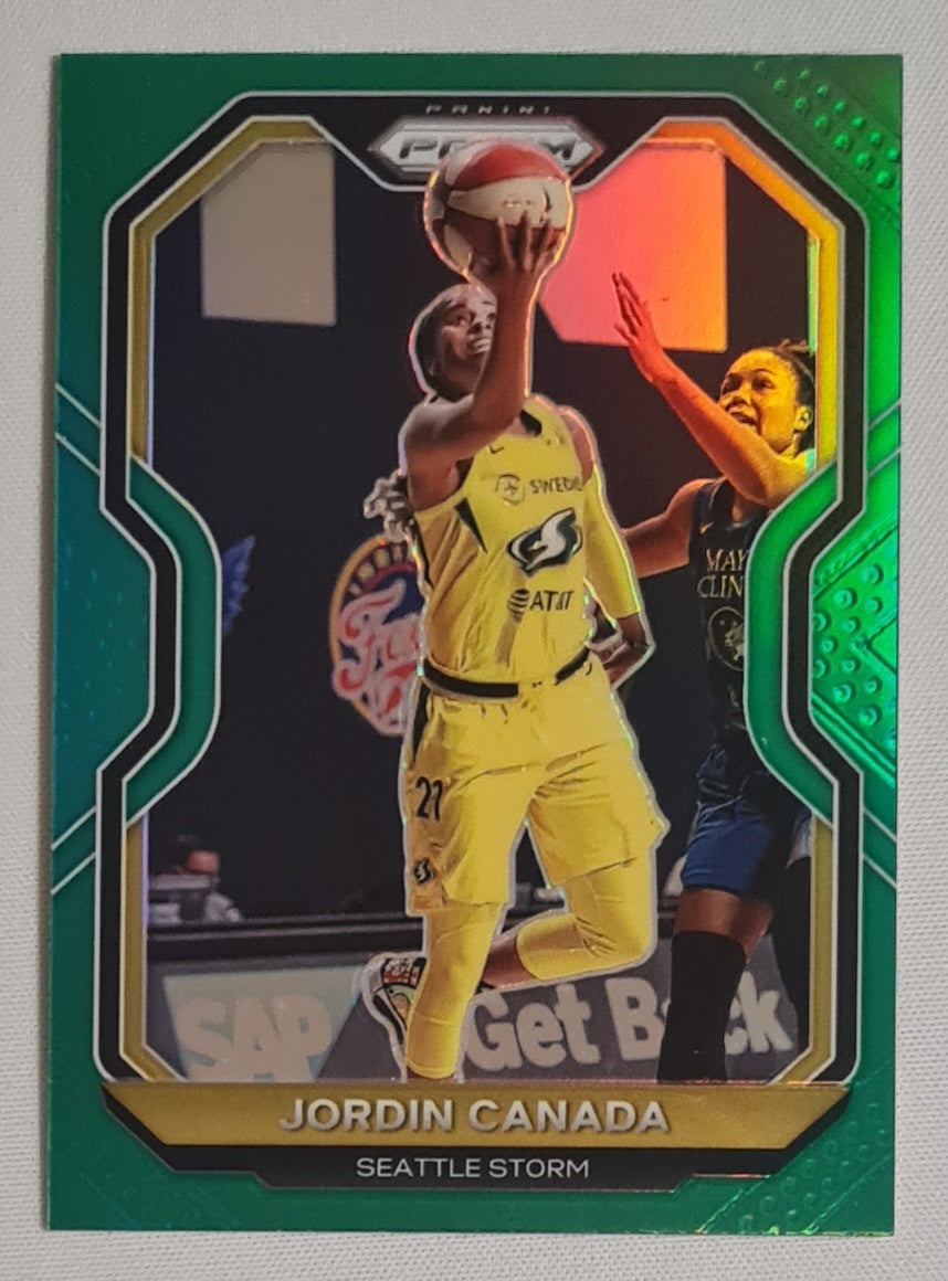 Jordin Canada - 2021 Panini WNBA Prizm Basketball Seattle Storm #24 Green Prizm