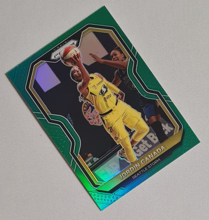 Jordin Canada - 2021 Panini WNBA Prizm Basketball Seattle Storm #24 Green Prizm