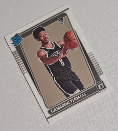 Cameron Thomas - 2021/22 Panini Donruss Optic Basketball NBA Brooklyn Nets - Rated Rookie - #153
