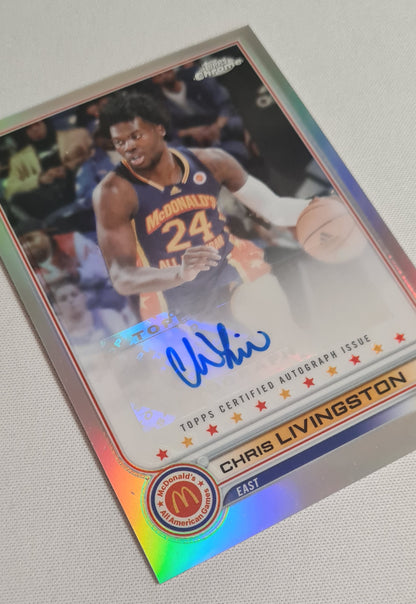 Chris Livingston - 2022 Topps Chrome Mc Donald's East #CA-CL /Autograph