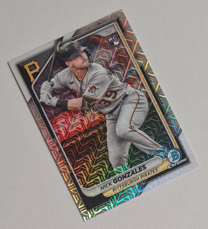 Nick Gonzales - 2024 Topps Baseball MLB Pittsburgh Pirates (RC) #62 Mojo Refractor