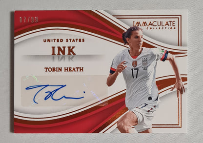 Tobin Heath - 2023/24 Panini Immaculate Collection Soccer INK National Team USA #IK-TH /99 /Auto