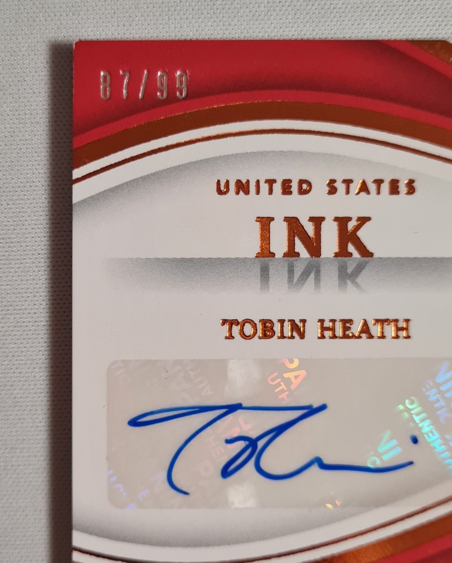 Tobin Heath - 2023/24 Panini Immaculate Collection Soccer INK National Team USA #IK-TH /99 /Auto