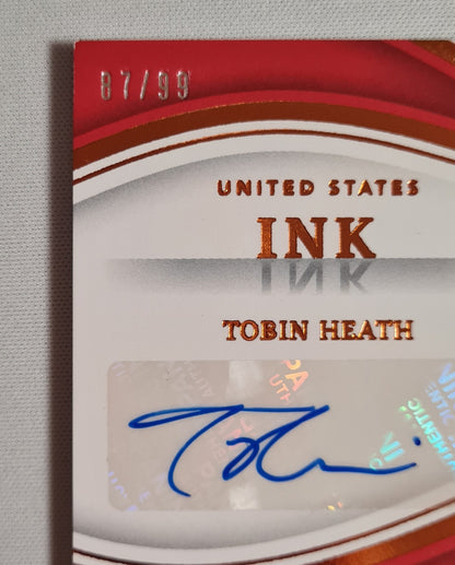 Tobin Heath - 2023/24 Panini Immaculate Collection Soccer INK National Team USA #IK-TH /99 /Auto