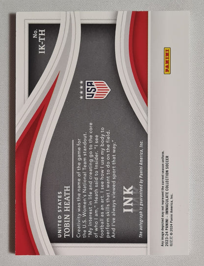 Tobin Heath - 2023/24 Panini Immaculate Collection Soccer INK National Team USA #IK-TH /99 /Auto
