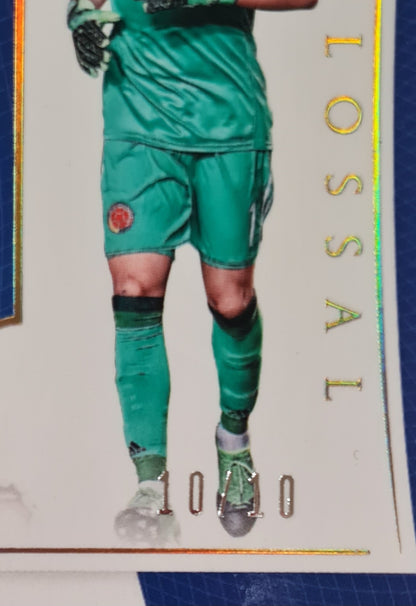 David Ospina - 2018 Panini National Treasures Soccer National Team Colombia Colossal ##CO-DO /Match-worn Material /10