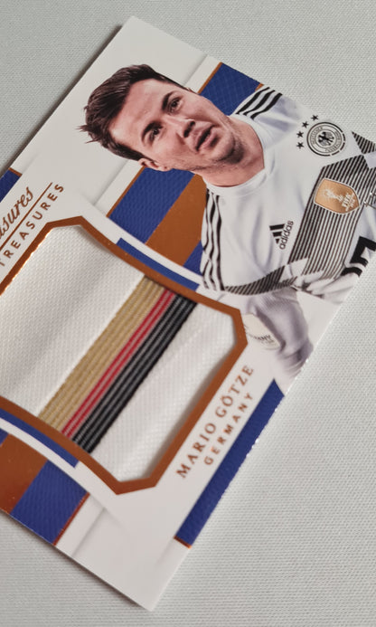 Mario Gotze - 2018 Panini National Treasures Soccer National Team Germany #TT-MG / Patch Match-worn /35