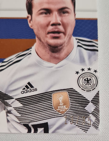 Mario Gotze - 2018 Panini National Treasures Soccer National Team Germany #TT-MG / Patch Match-worn /35