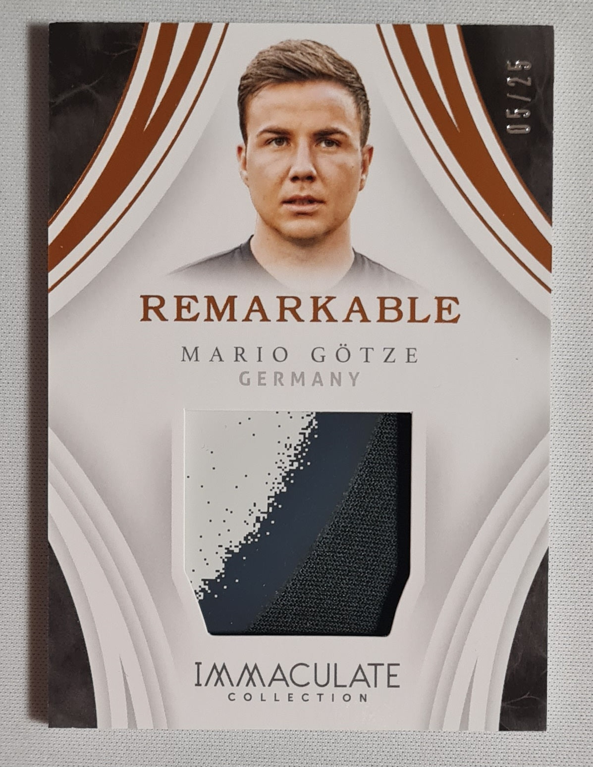 Mario Gotze - 2017 Panini Immaculate Collection Soccer National Team Germany #RM-MG / Patch Player-Worn /25
