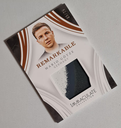 Mario Gotze - 2017 Panini Immaculate Collection Soccer National Team Germany #RM-MG / Patch Player-Worn /25