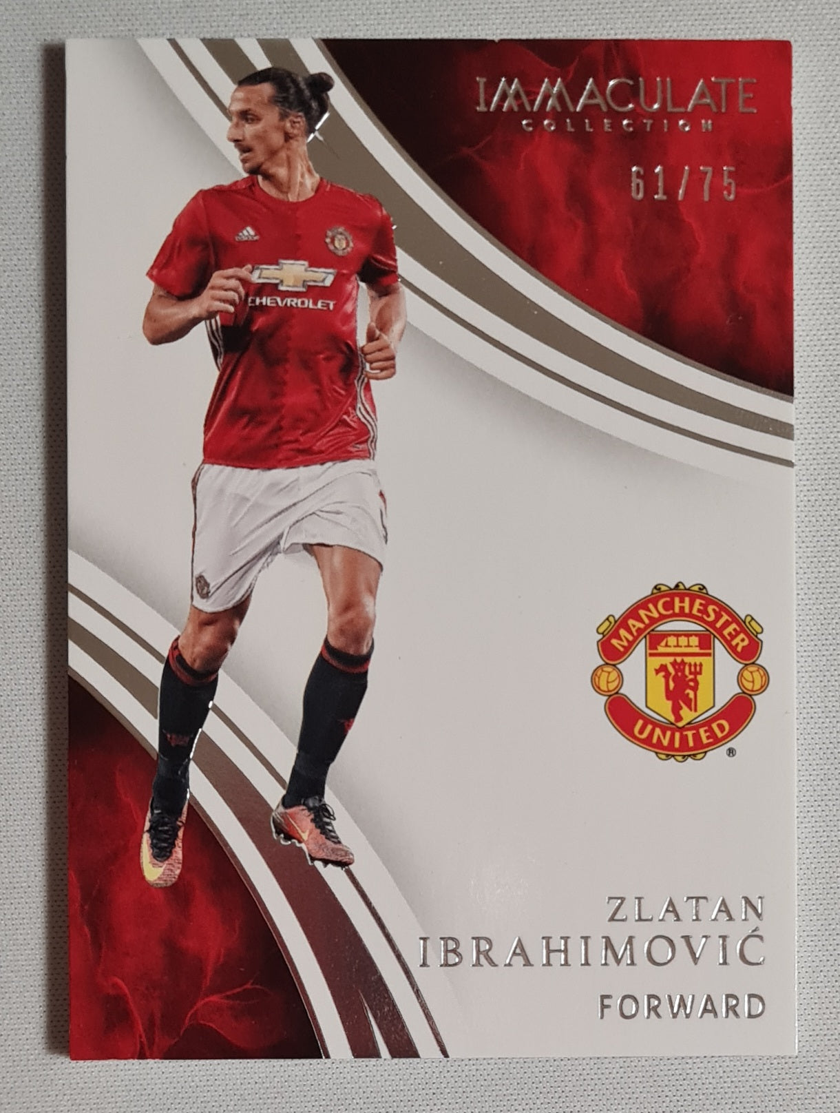 Zlatan Ibrahimovic - 2017 Panini Immaculate Collection Soccer Manchester United #88 /75