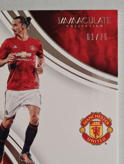 Zlatan Ibrahimovic - 2017 Panini Immaculate Collection Soccer Manchester United #88 /75