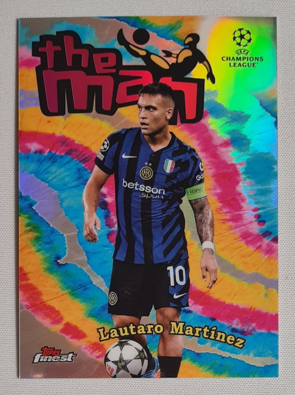 Lautaro Martinez - 2025 Topps Finest - The Man - FC Internationale Milano #TM-11