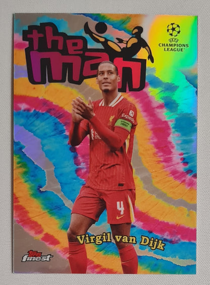 Virgil van Dijk - 2025 Topps Finest - The Man - Liverpool FC #TM-12