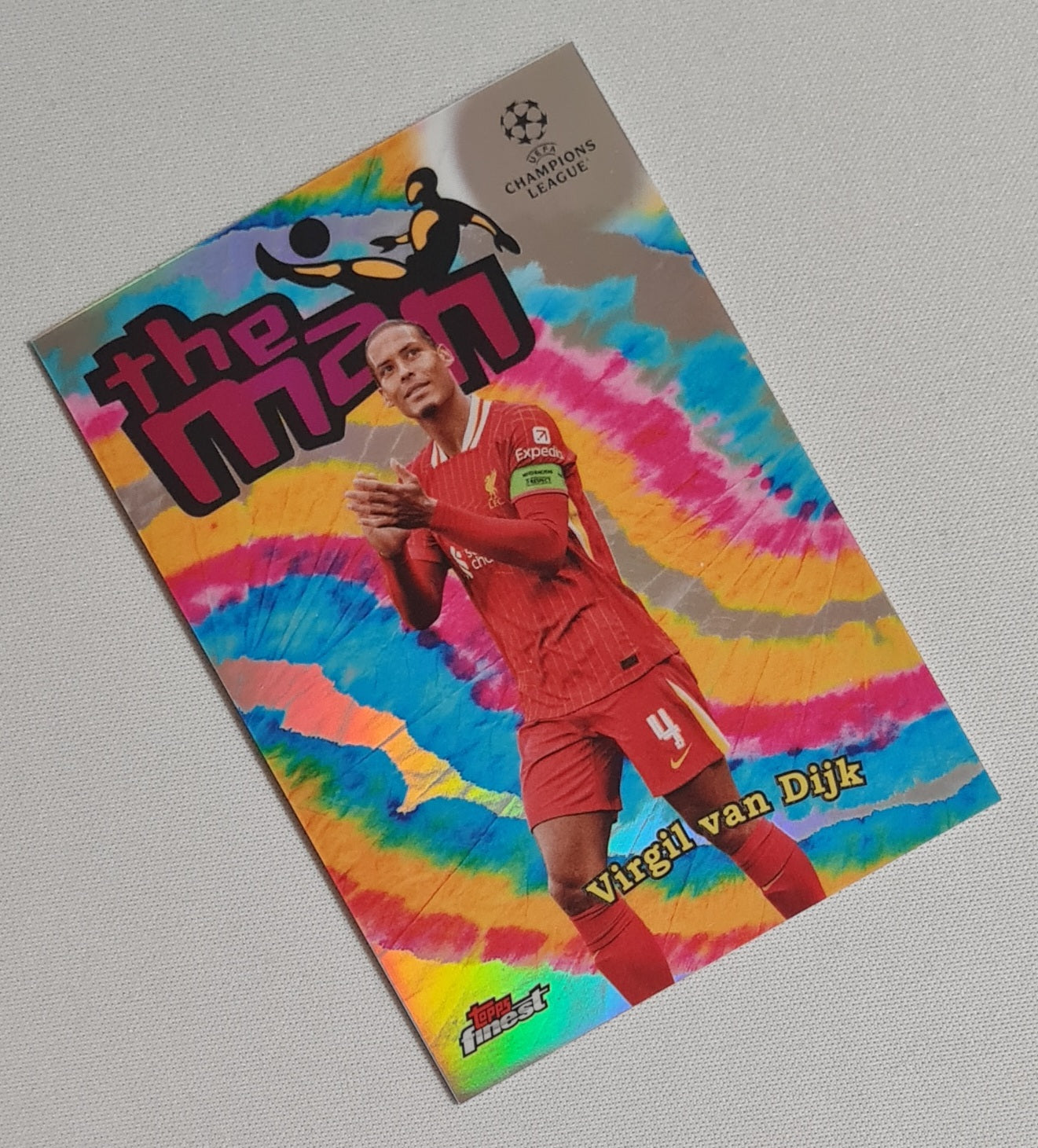 Virgil van Dijk - 2025 Topps Finest - The Man - Liverpool FC #TM-12