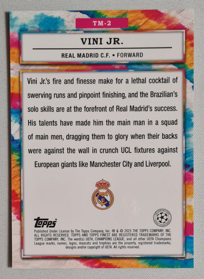 Vini Jr. - 2025 Topps Finest - The Man - Real Madrid C.F. #TM-2