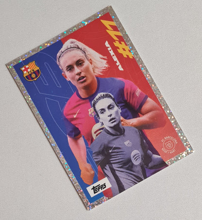 Alexia - 2024 Topps FC Barcelona 125th Set First Goal #39 Static Foil