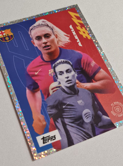 Alexia - 2024 Topps FC Barcelona 125th Set First Goal #39 Static Foil