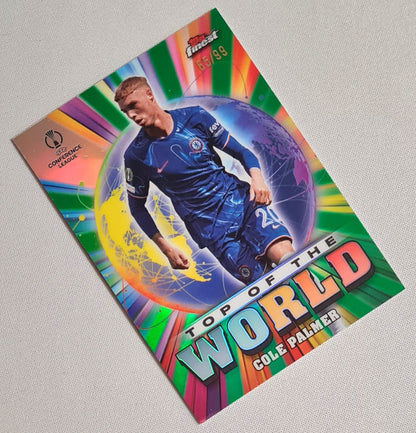 Cole Palmer - 2025 Topps Finest Top of the World Chelsea FC #TW-6 Refractor /99