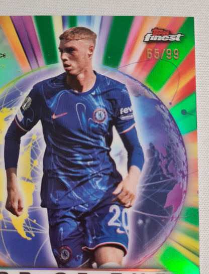 Cole Palmer - 2025 Topps Finest Top of the World Chelsea FC #TW-6 Refractor /99
