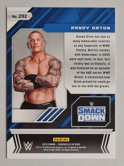 Randy Orton - 2023 Panini Chronicles XR WWE Wrestling Smack Down #292 Purple Refractor /49