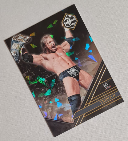 Triple H - 2023 Panini Chronicles Limited WWE Wrestling Legends #233 Cracked Ice Prizm /25