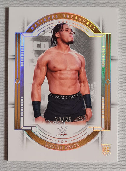 Lucien Price - 2024 Panini National Treasures WWE Wrestling NXT #28 Rookie Holo Silver /25