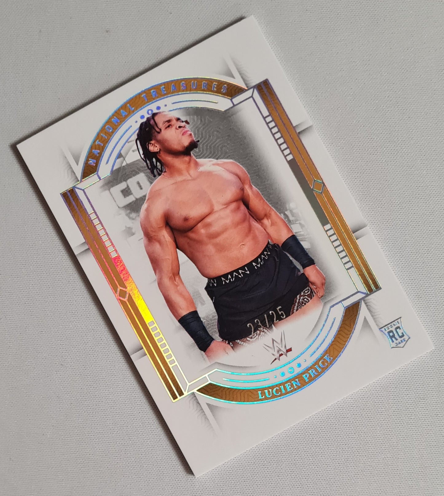 Lucien Price - 2024 Panini National Treasures WWE Wrestling NXT #28 Rookie Holo Silver /25