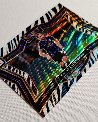 Hakan Calhanoglu - 2024/25 Panini Select Serie A Soccer FC Internazionale Milano #208 Field Level Zebra  Prizm SSP