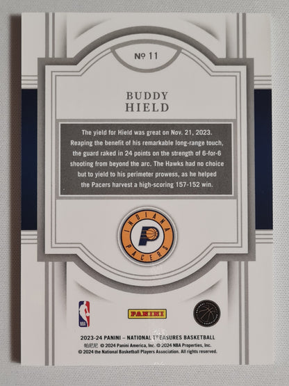 Buddy Hield - 2023/24 Panini National Treasures Basketball NBA Indiana Pacers #11 /10