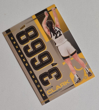 Caitlin Clark - 2024 Panini Caitlin Clark Collection Record Breaker Basketball Iowa Hawkeyes #RB-CC