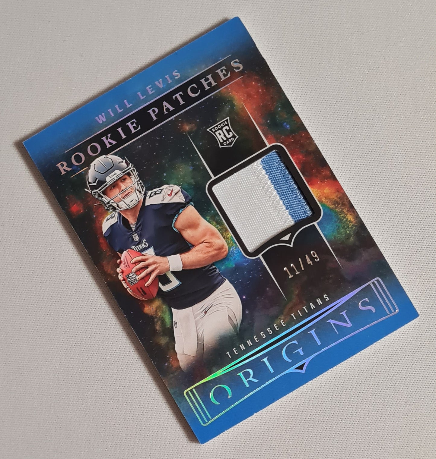 Will Levis - 2023 Panini Origins Football NFL Tennessee Titans (RC) #RP-WL /49 Rookie Patch