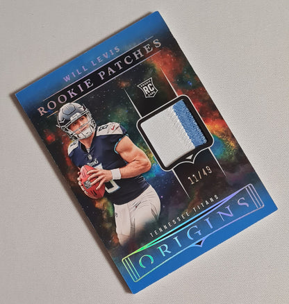 Will Levis - 2023 Panini Origins Football NFL Tennessee Titans (RC) #RP-WL /49 Rookie Patch