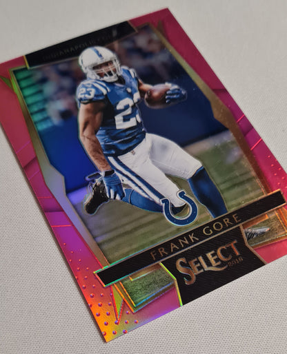 Frank Gore - 2016 Panini Select Football NFL Indianapolis Colts #92 Pink Refractor /15