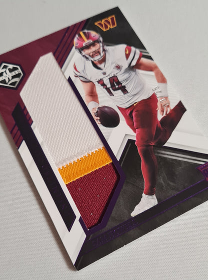 Sam Howell - 2022 Panini Limited Football NFL Washington Commanders #LP-SHO /Patch